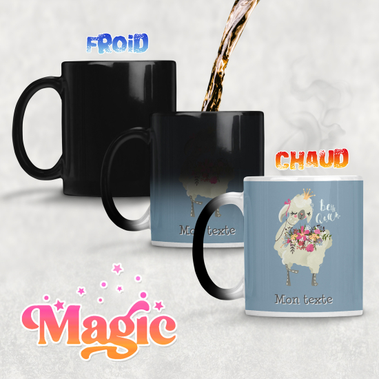 Tazza magica personalizzata - Lama Fiori