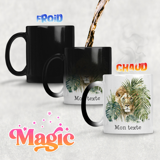Tazza magica personalizzata - Leone