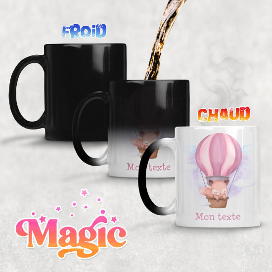 Tazza magica personalizzata - Mongolfiera