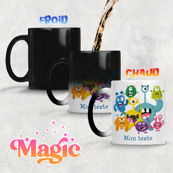 Tazza magica personalizzata - Mostri