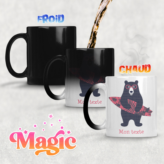 Tazza magica personalizzata - Orso