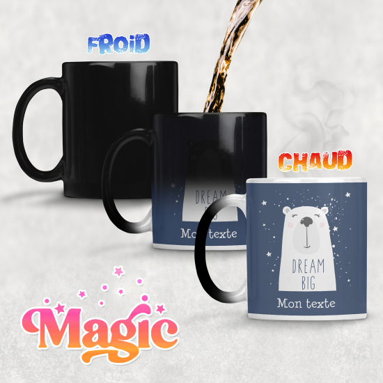 Tazza magica personalizzata - Orso Polare