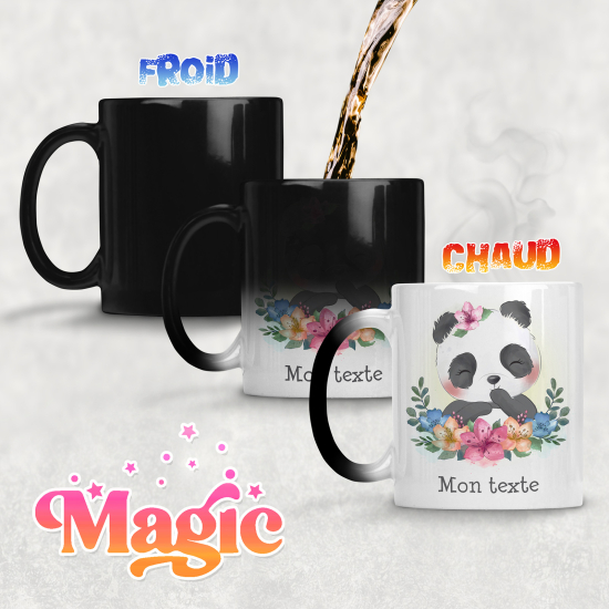 Tazza magica personalizzata - panda