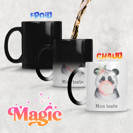 Tazza magica personalizzata - Panda