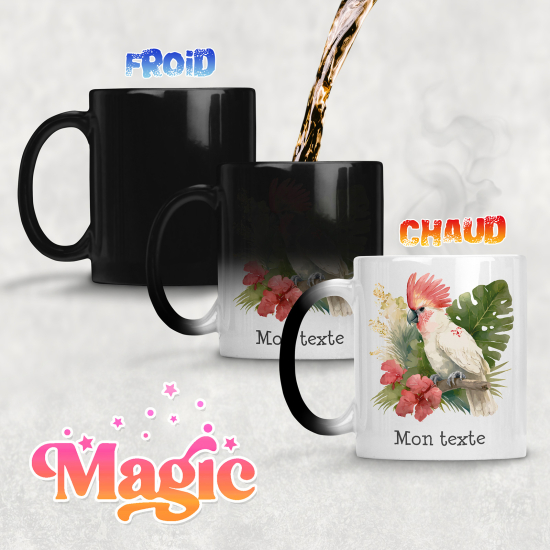 Tazza magica personalizzata - Pappagallo