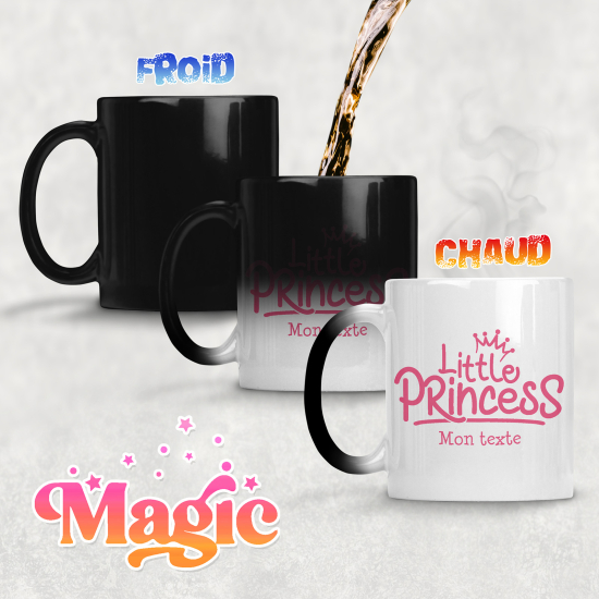 Tazza magica personalizzata - Piccola principessa