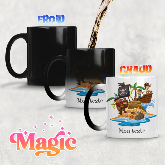 Tazza magica personalizzata - Pirati