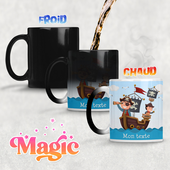 Tazza magica personalizzata - Pirati