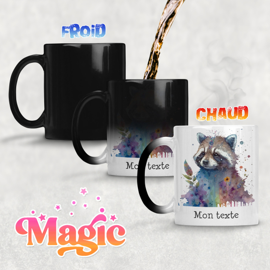 Tazza magica personalizzata - Procione