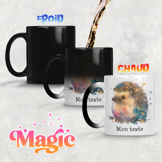 Tazza magica personalizzata - Riccio