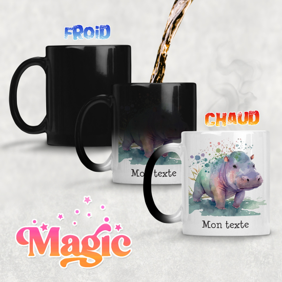 Tazza magica personalizzata - Rinoceronte