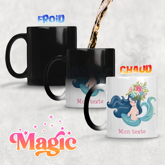 Tazza magica personalizzata - Sirena