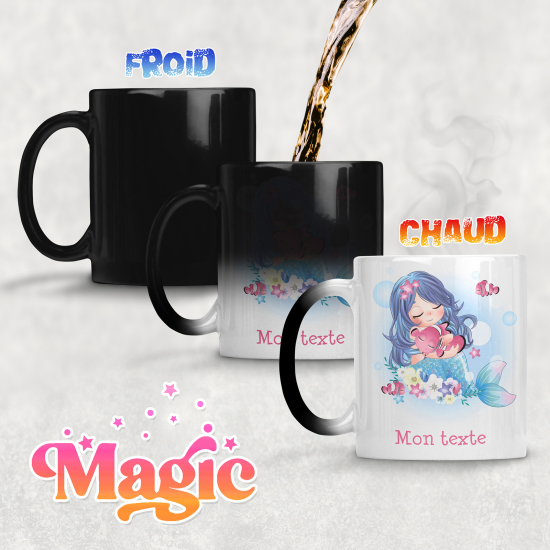 Tazza magica personalizzata - Sirena