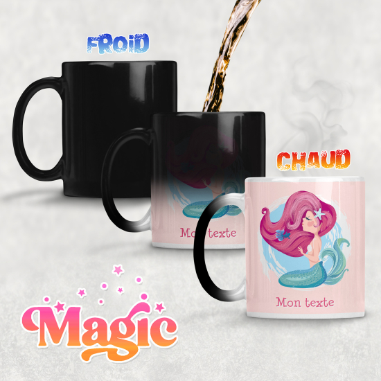 Tazza magica personalizzata - Sirena