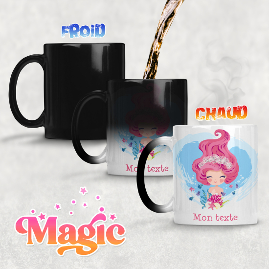 Tazza magica personalizzata - Sirena Oceano