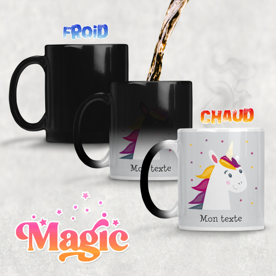 Tazza magica personalizzata - Unicorno