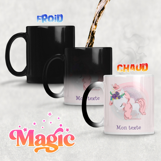 Tazza magica personalizzata - Unicorno