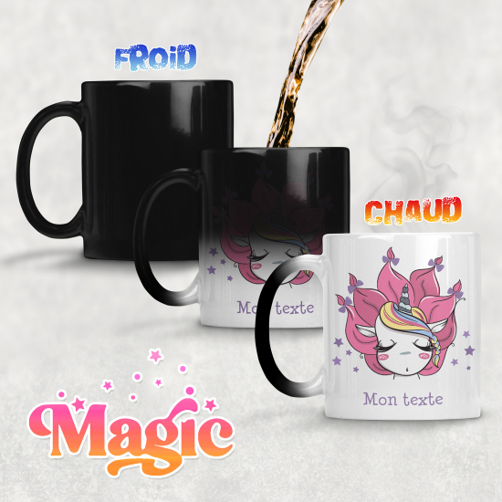 Tazza magica personalizzata - Unicorno