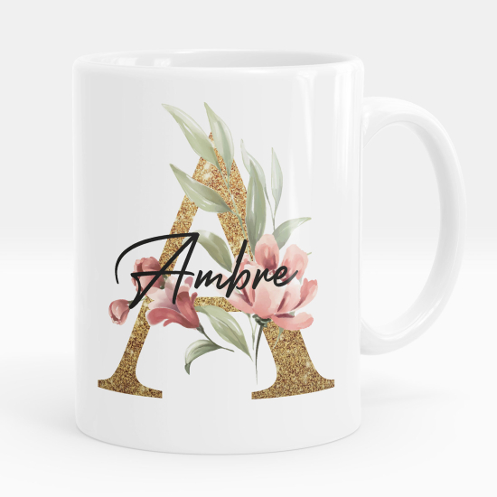 Tazza / Mug monogram personalizzata - Lettera A