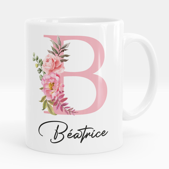 Tazza / Mug monogram personalizzata - Lettera B