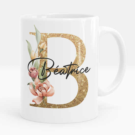 Tazza / Mug monogram personalizzata - Lettera B