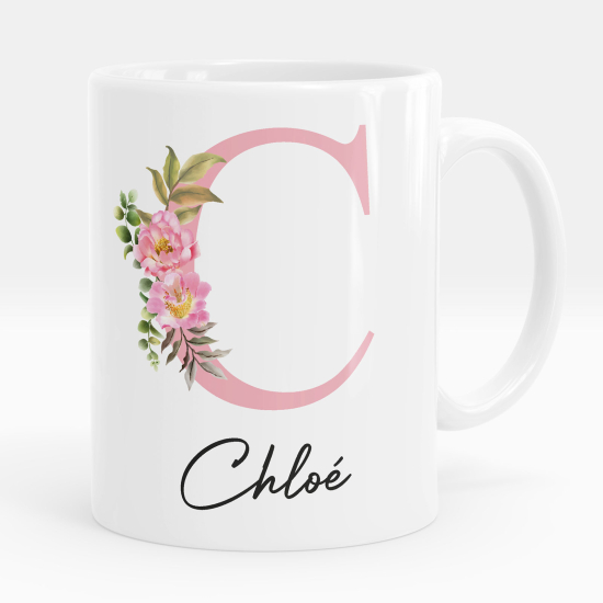 Tazza / Mug monogram personalizzata - Lettera C