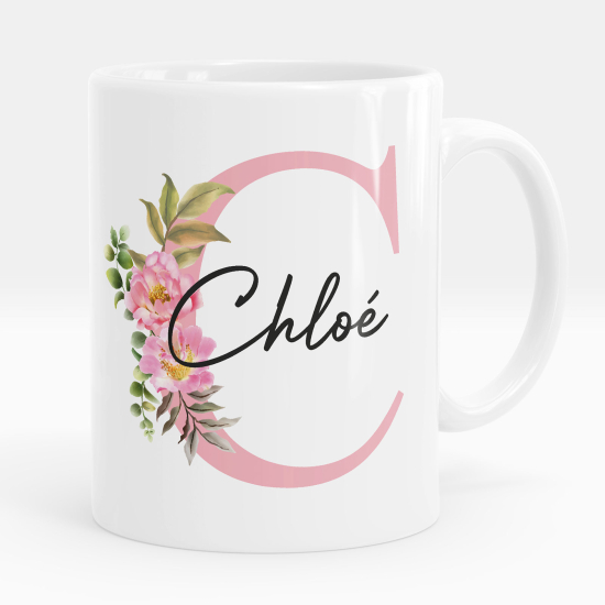 Tazza / Mug monogram personalizzata - Lettera C