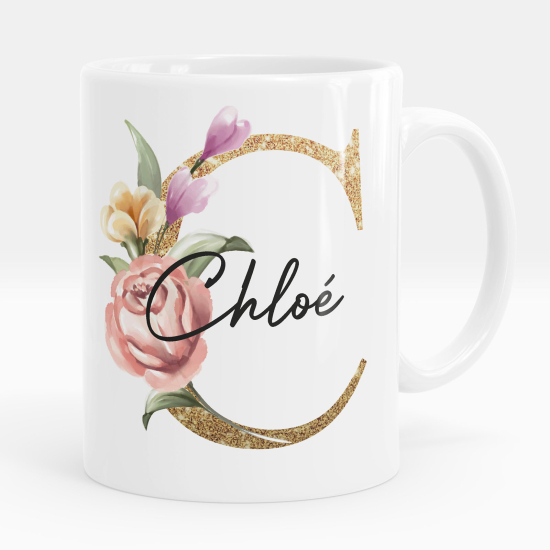 Tazza / Mug monogram personalizzata - Lettera C