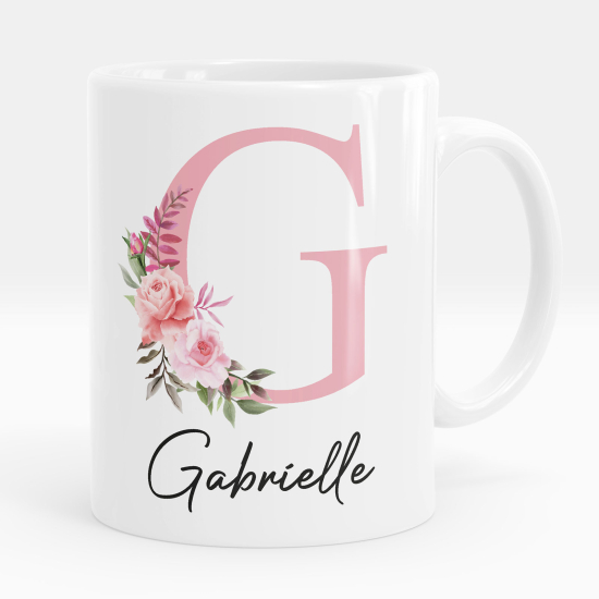 Tazza / Mug monogram personalizzata - Lettera G