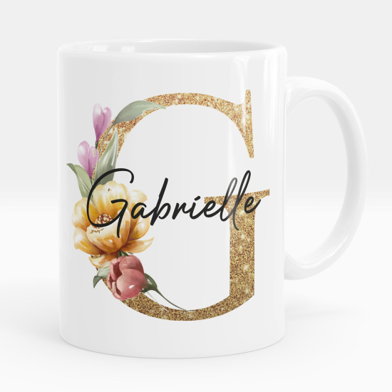Tazza / Mug monogram personalizzata - Lettera G
