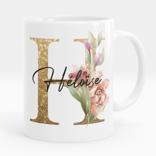 Tazza / Mug monogram personalizzata - Lettera H