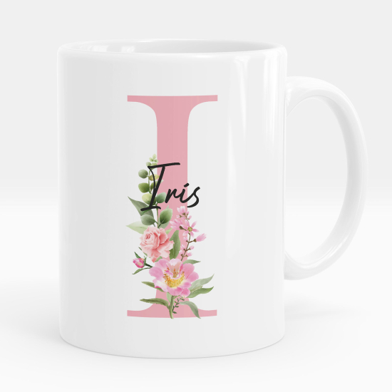 Tazza / Mug monogram personalizzata - Lettera I