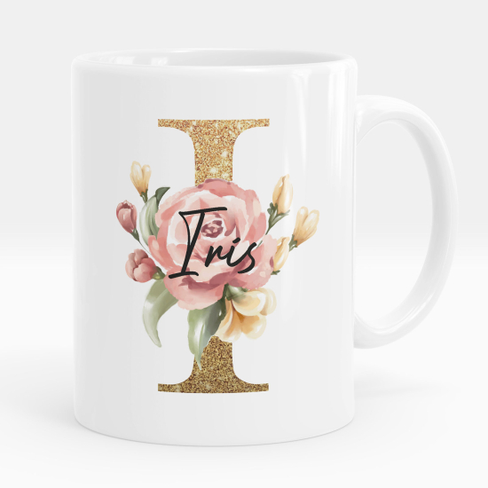 Tazza / Mug monogram personalizzata - Lettera I