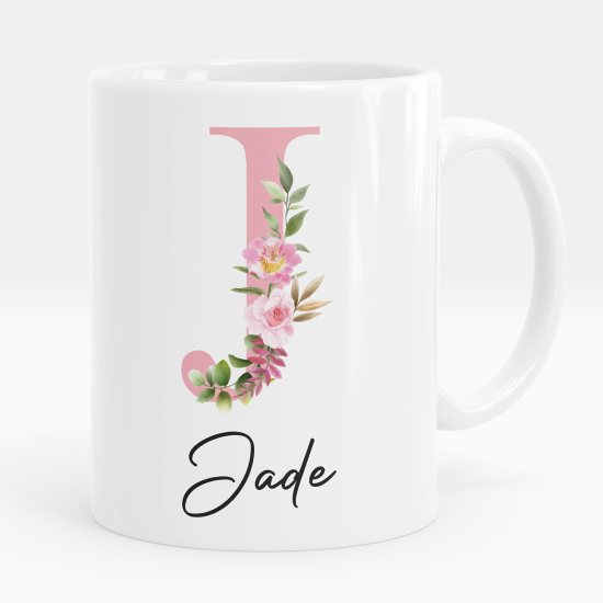 Tazza / Mug monogram personalizzata - Lettera J
