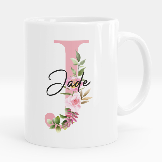 Tazza / Mug monogram personalizzata - Lettera J