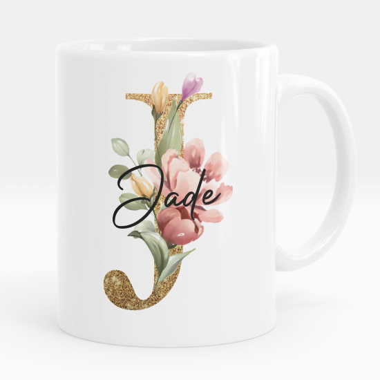 Tazza / Mug monogram personalizzata - Lettera J