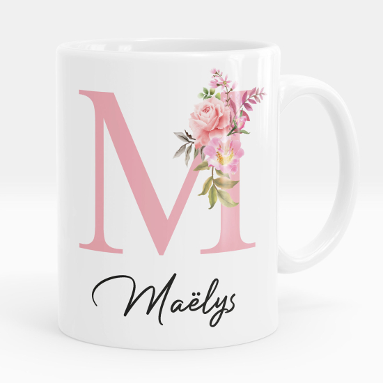 Tazza / Mug monogram personalizzata - Lettera M