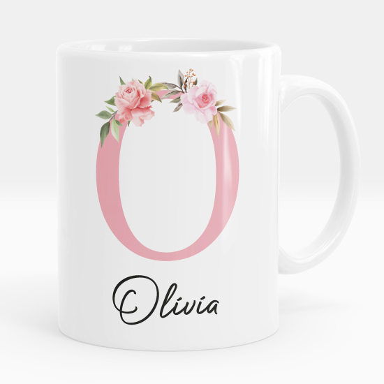 Tazza / Mug monogram personalizzata - Lettera O