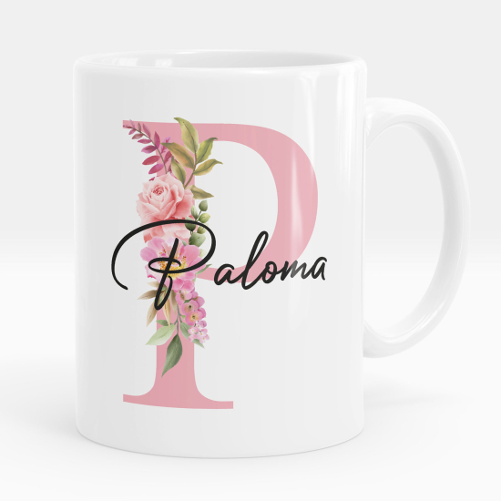 Tazza / Mug monogram personalizzata - Lettera P