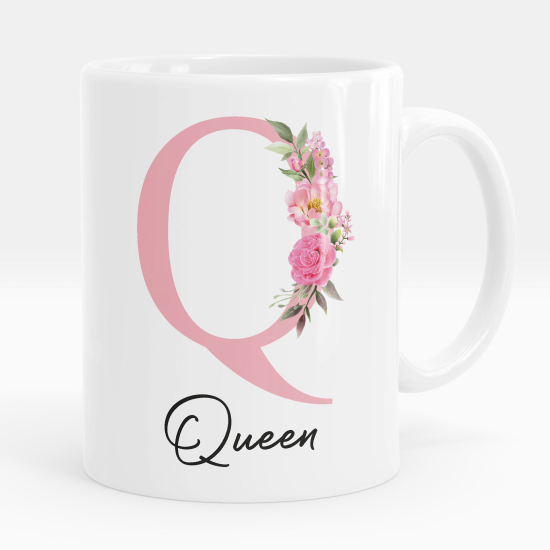 Tazza / Mug monogram personalizzata - Lettera Q