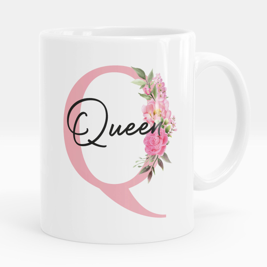 Tazza / Mug monogram personalizzata - Lettera Q