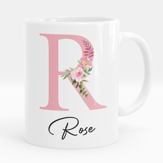 Tazza / Mug monogram personalizzata - Lettera R