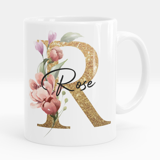 Tazza / Mug monogram personalizzata - Lettera R