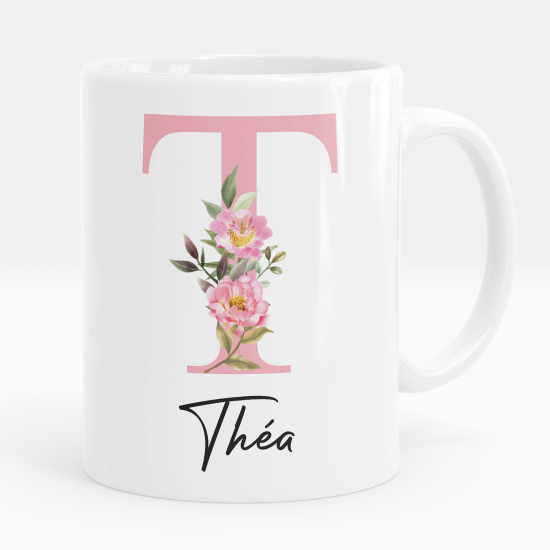 Tazza / Mug monogram personalizzata - Lettera T