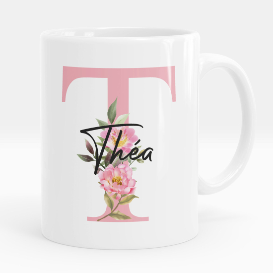 Tazza / Mug monogram personalizzata - Lettera T