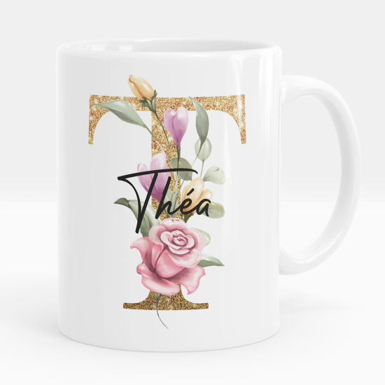 Tazza / Mug monogram personalizzata - Lettera T