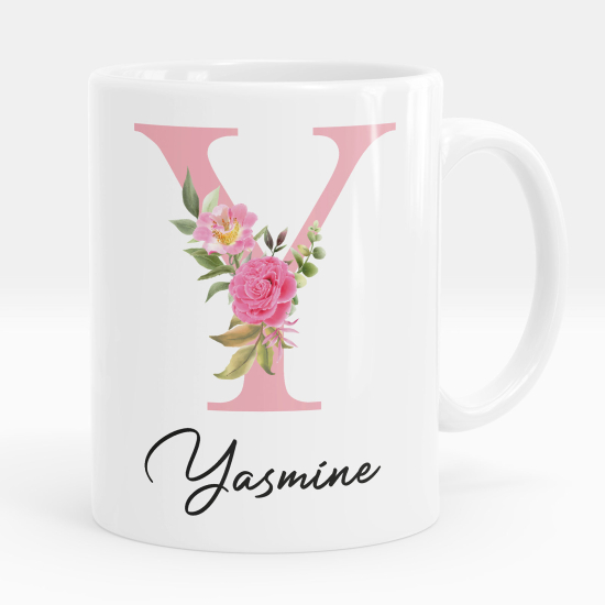 Tazza / Mug monogram personalizzata - Lettera Y