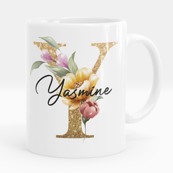 Tazza / Mug monogram personalizzata - Lettera Y
