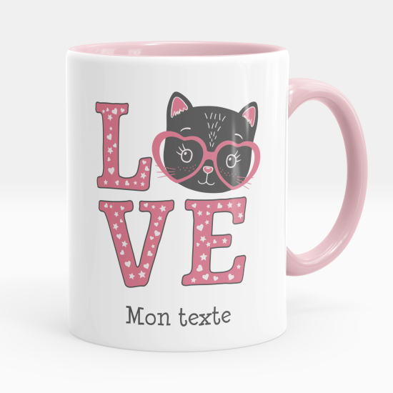 Tazza / Mug personalizzata - Amore per i gatti