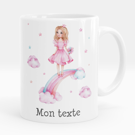 Tazza / Mug personalizzata - Arcobaleno ragazza